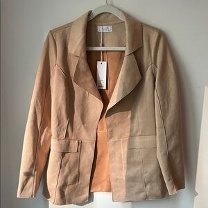 Faux Suede Jacket